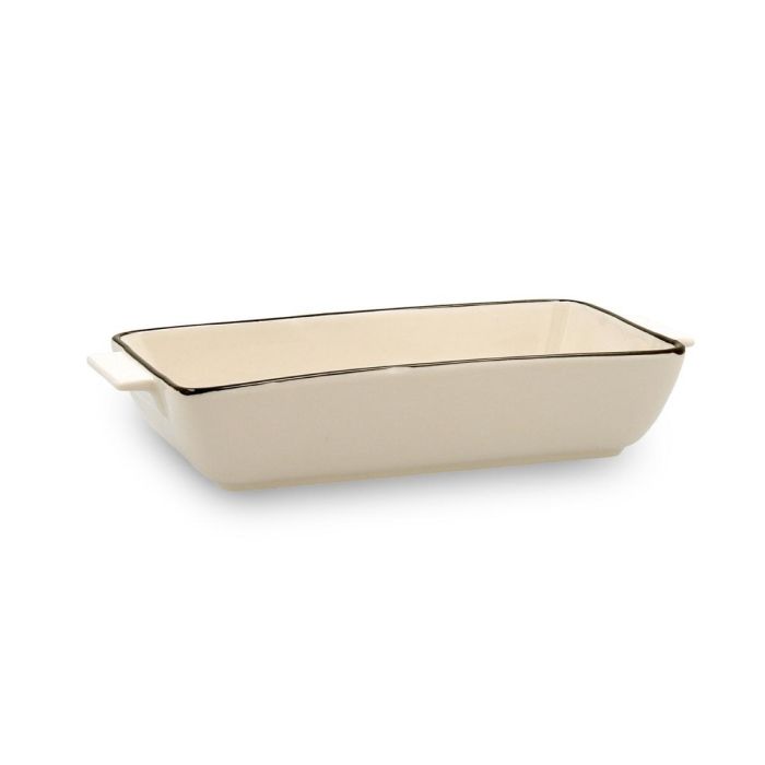 Cazuela Rectangular Gres Horno Cocco Quid 23x11X4,5 cm (12 Unidades)