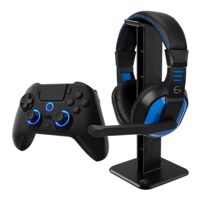 Mando Gaming Negro/Azul Bluetooth PlayStation 4 1
