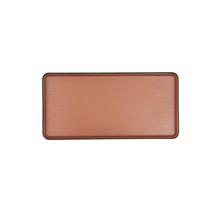 Bandeja Rectangular Bicolor Melamina Gio Bidasoa 24x11,5 cm