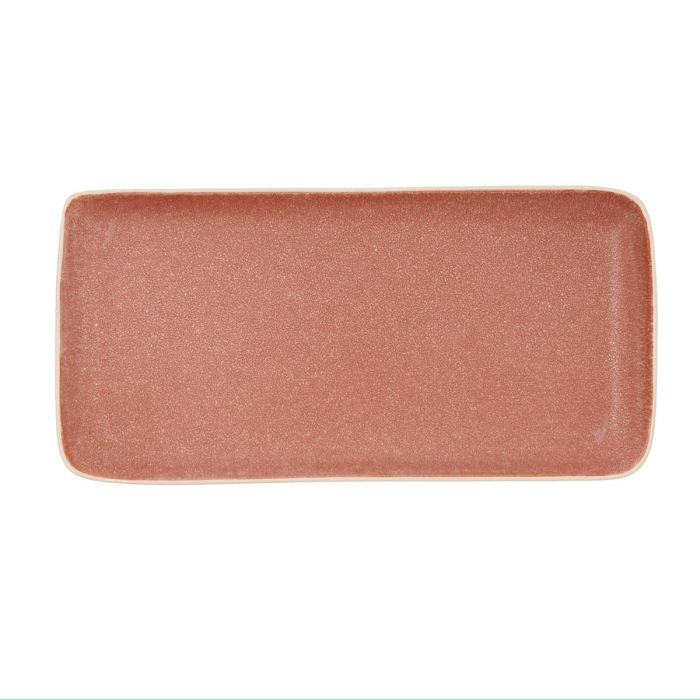 Bandeja Rectangular Cerámica Gio Bidasoa 28x14 cm (4 Unidades)