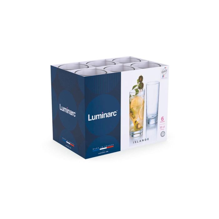 Vaso Alto Vidrio Islande Luminarc 33 cL 3