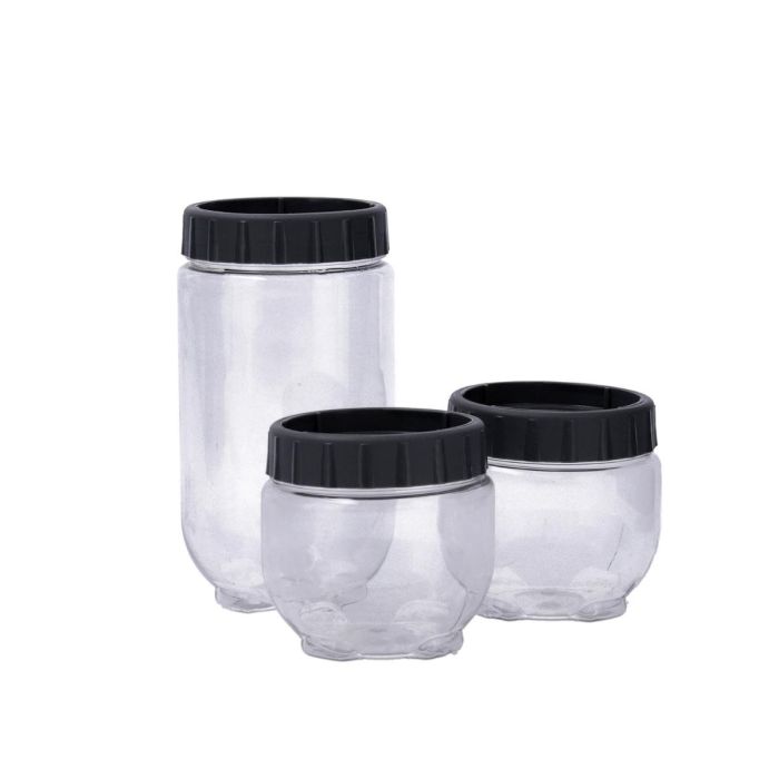 Set 3 Tarros PláStico City Quid 400Ml-400Ml-1000Ml 1