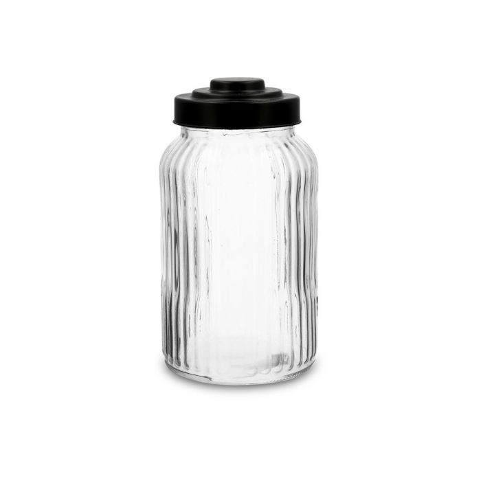 Tarro Vidrio Maison Quid 1,25 L (6 Unidades)