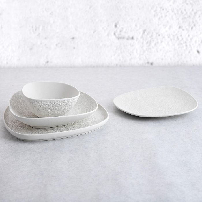 Plato Irregular Porcelana Fosil Bidasoa 21,1x20,3x2,3 cm 3