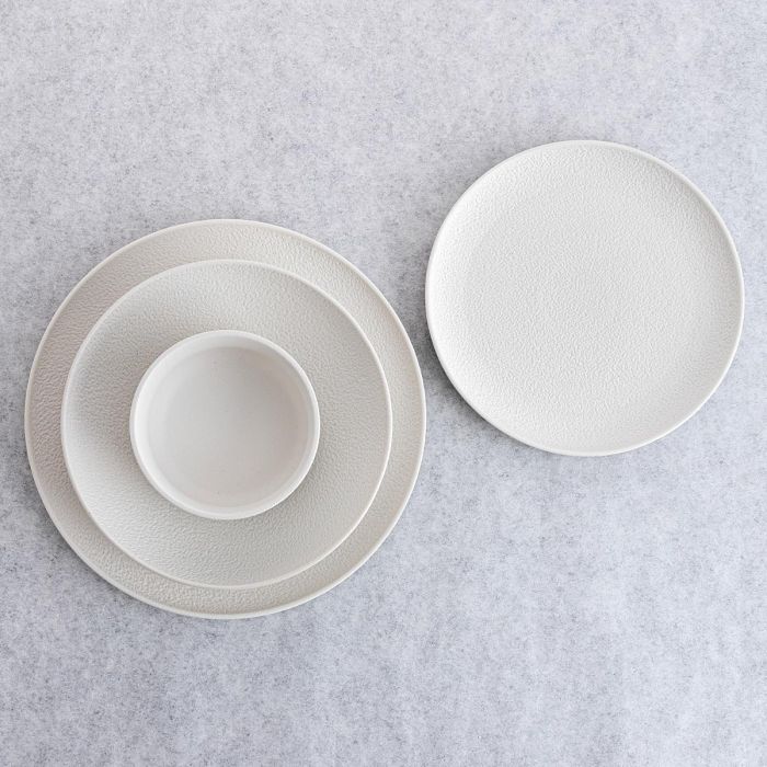 Plato Llano Porcelana Fosil Bidasoa 26,5x26,4x2,3 cm (6 Unidades) 3