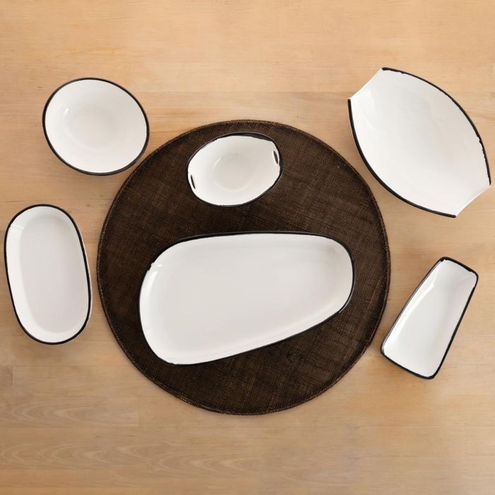 Bandeja Pequeña Porcelana Vital Filo Ariane 17,3x2,6x10 cm 3