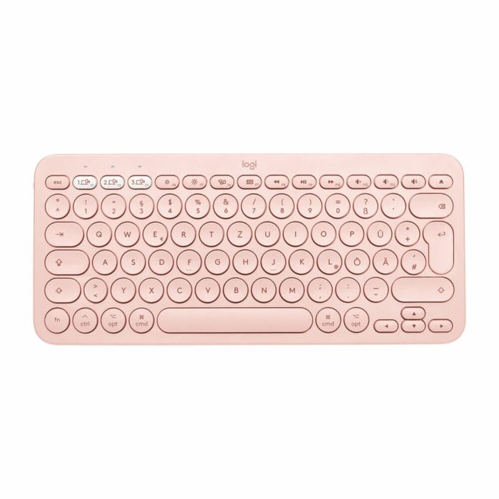 Teclado Logitech 920-010400 Rosa Qwerty Español