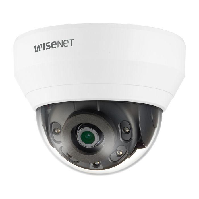 Hanwha Cámara IP minidomo 2M 2.8mm antivandálico IR20 WDR H.265 IK10 IP66 12V/PoE Wisenet Q 1 Hanwha Cámara IP minidomo 2M 2.8mm antivandálico IR20 WDR H.265 IK10 IP66 12V/PoE Wisenet Q 1