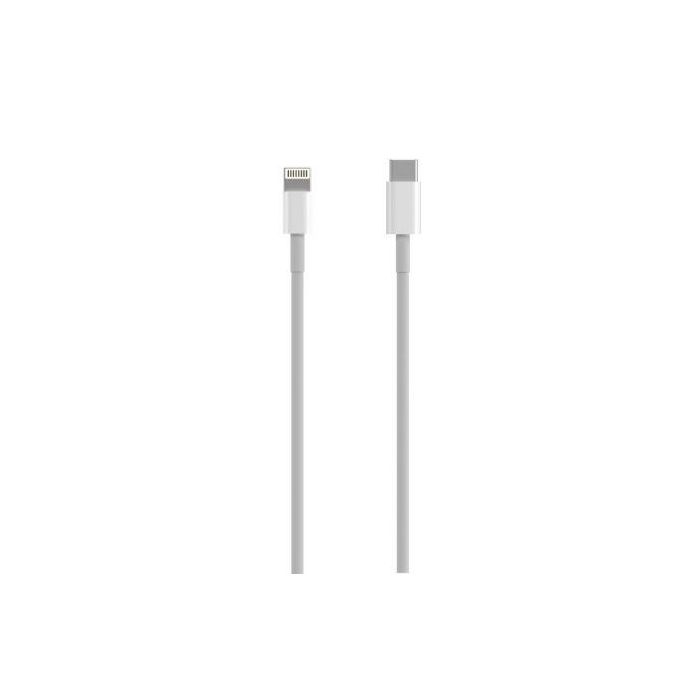 AISENS Cable USB 2.0 USB-C a LIGHTNING PD 2A, LIGHTNING/M-USB-C/M, blanco, 0.5m 1