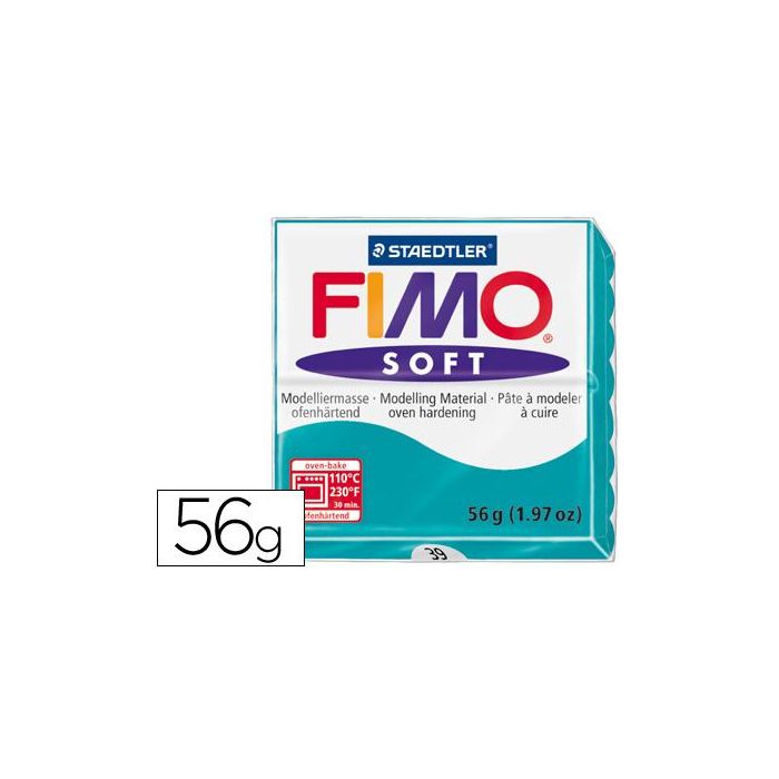 Pasta Staedtler Fimo Soft 57 gr Color Verde Menta