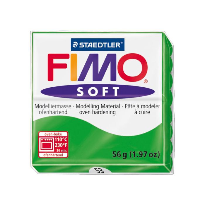 Pasta Staedtler Fimo Soft 57 gr Color Verde Tropical 1