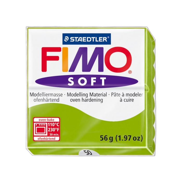 Pasta Staedtler Fimo Soft 57 gr Color Verde Manzana