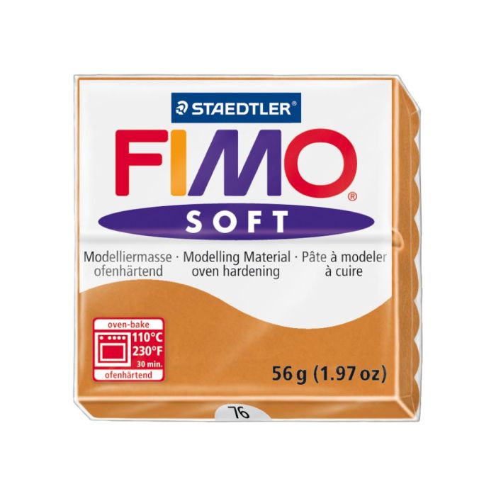 Pasta Staedtler Fimo Soft 57 gr Color Cogñac 1