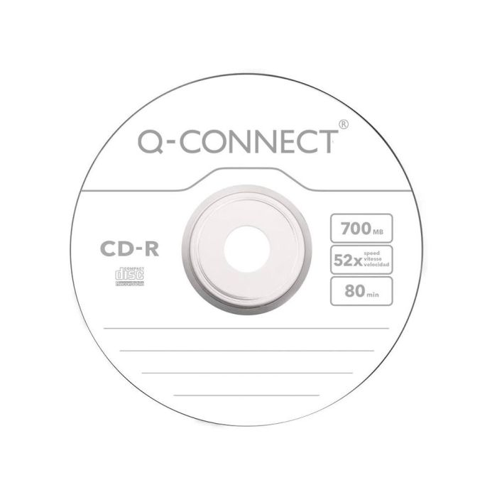 Cd-R Q-Connect Capacidad 700Mb Duracion 80Min Velocidad 52X Bote De 25 Unidades