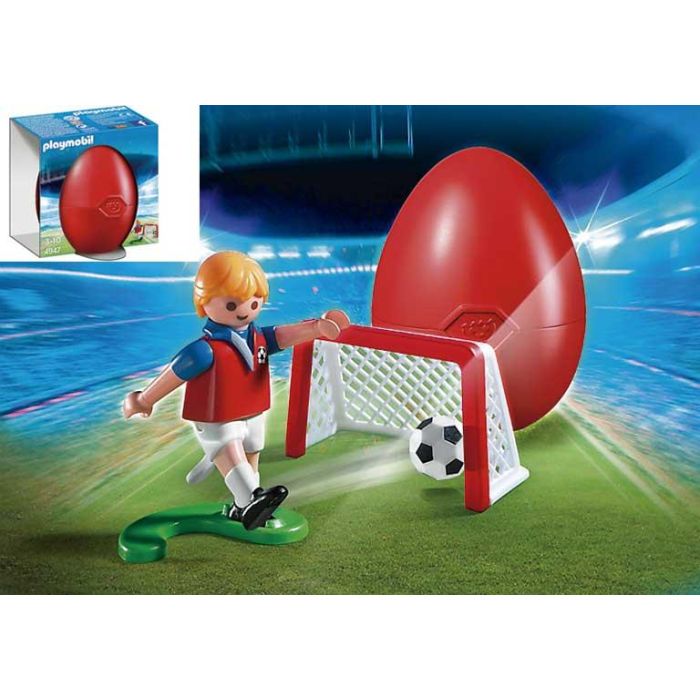 Jugador De Futbol Con Porteria 4947  Playmobil