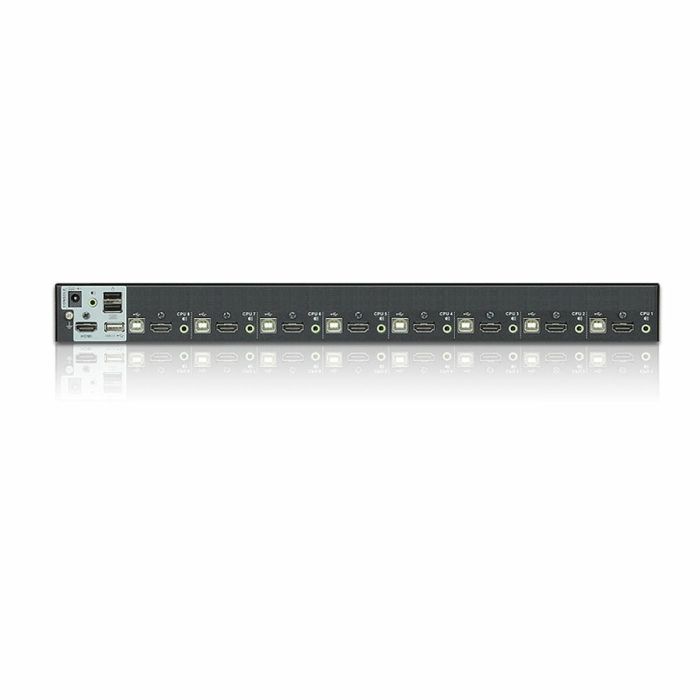 Aten CS1798 interruptor KVM Montaje en rack Negro