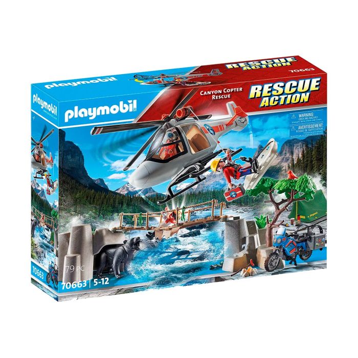 Operación Transporte Aéreo Rescue Action 70663 Playmobil