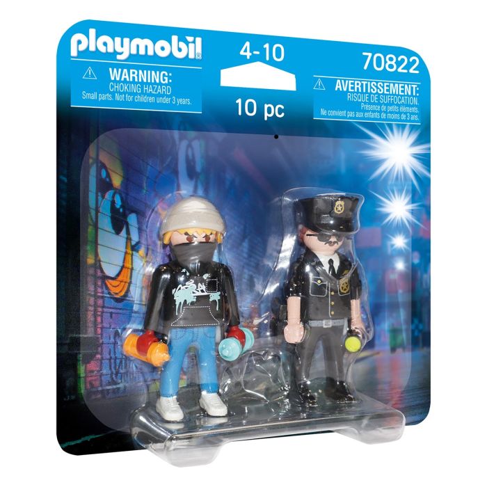 Duo Pack Policía Y Vándalo 70822 Playmobil