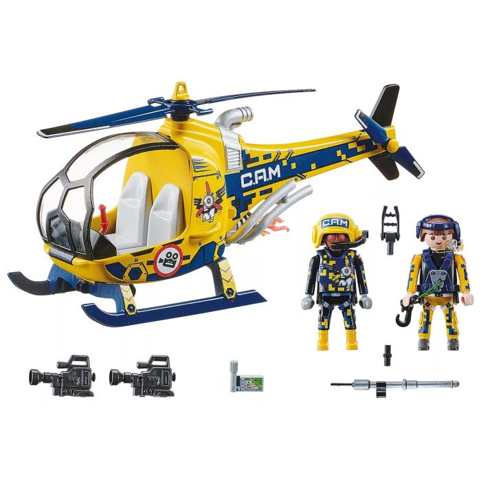 Air Stuntshow Helicóptero Rodaje De Película 70833 Playmobil 1