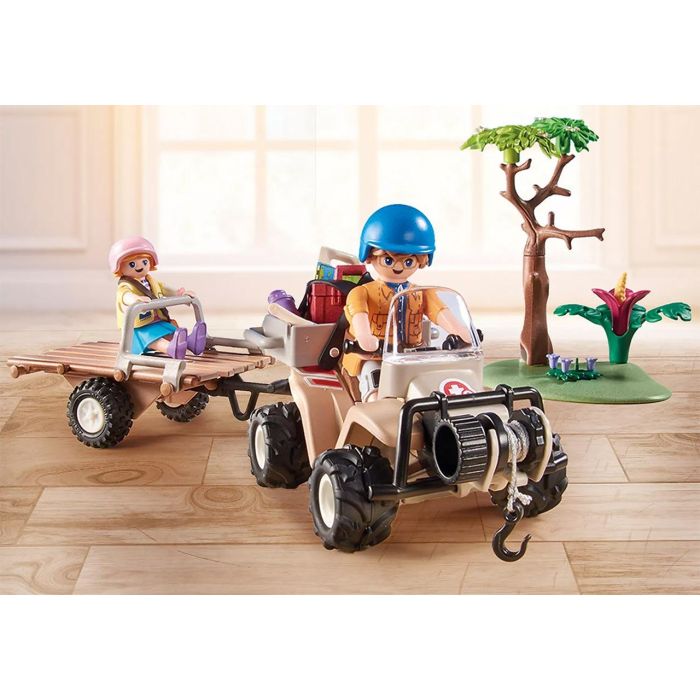 Quad Rescate De Animales 71011 Playmobil 3