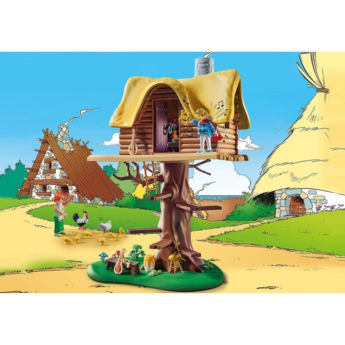 Astérix: Asurancetúrix Con Casa Del Árbol 71016 Playmobil 1