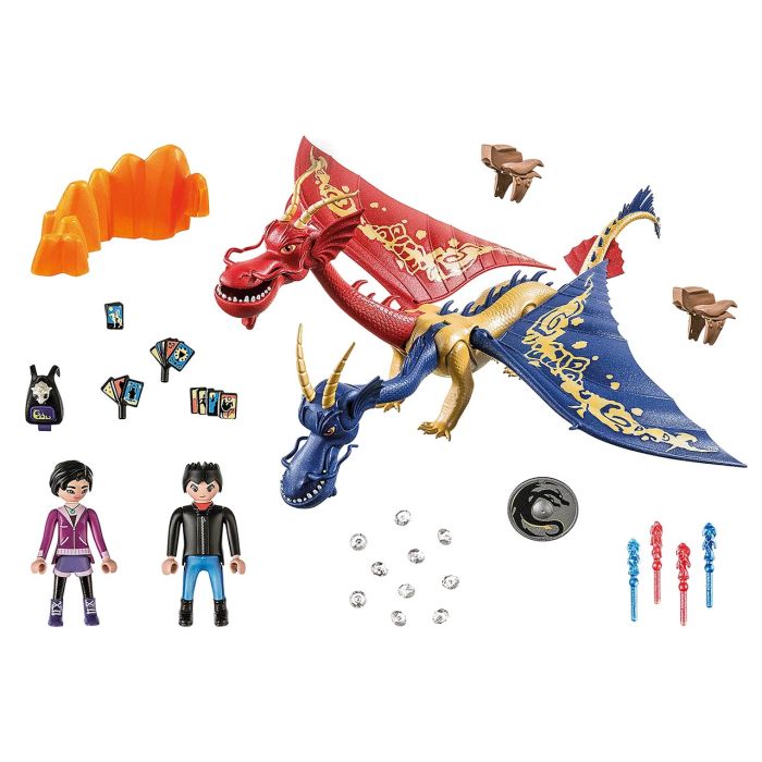 Dragons: Nine Realms: Wu & Wei & Jun 71080 Playmobil 1