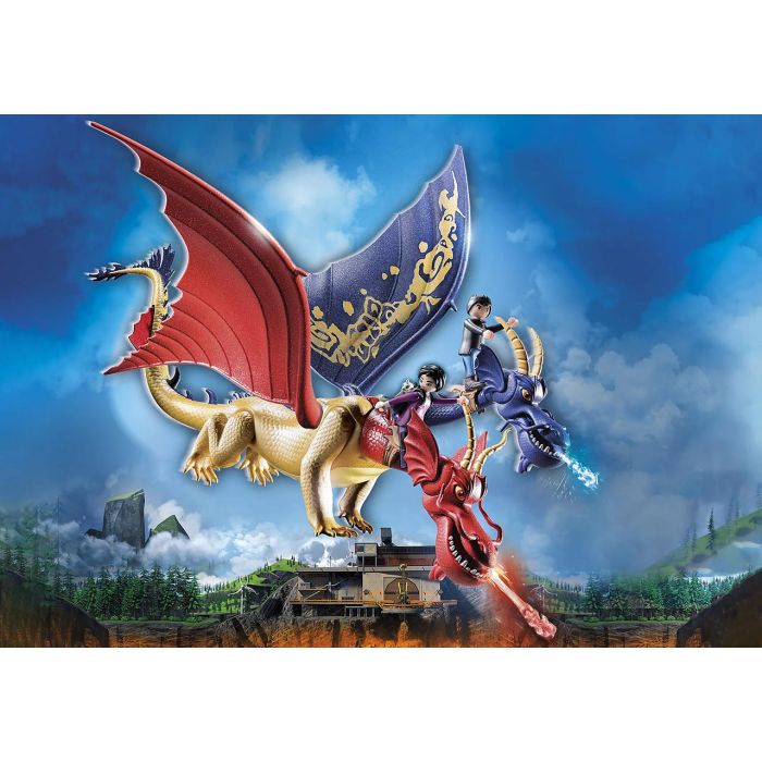 Dragons: Nine Realms: Wu & Wei & Jun 71080 Playmobil 2