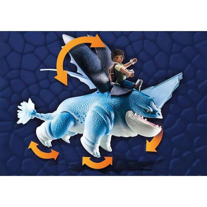 Dragons: Nine Realms: Plowhorn & D'Angelo 71082 Playmobil 3