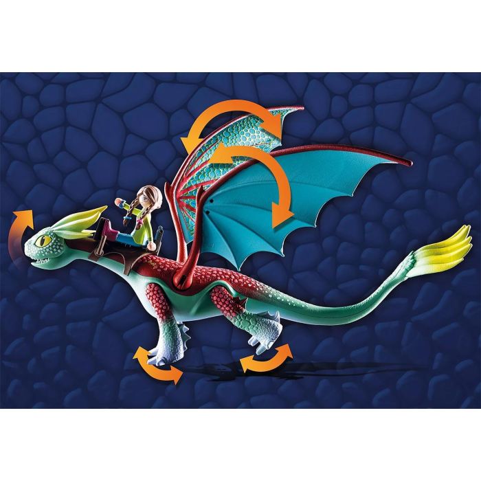 Dragons: Nine Realms: Feathers & Alex 71083 Playmobil 3