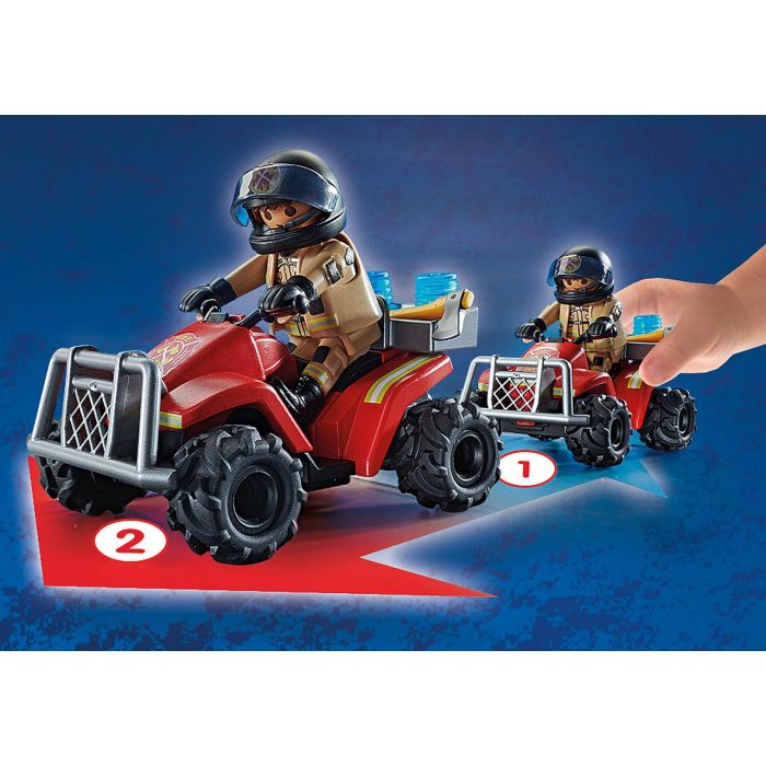 Bomberos Speed Quad 71090 Playmobil 3