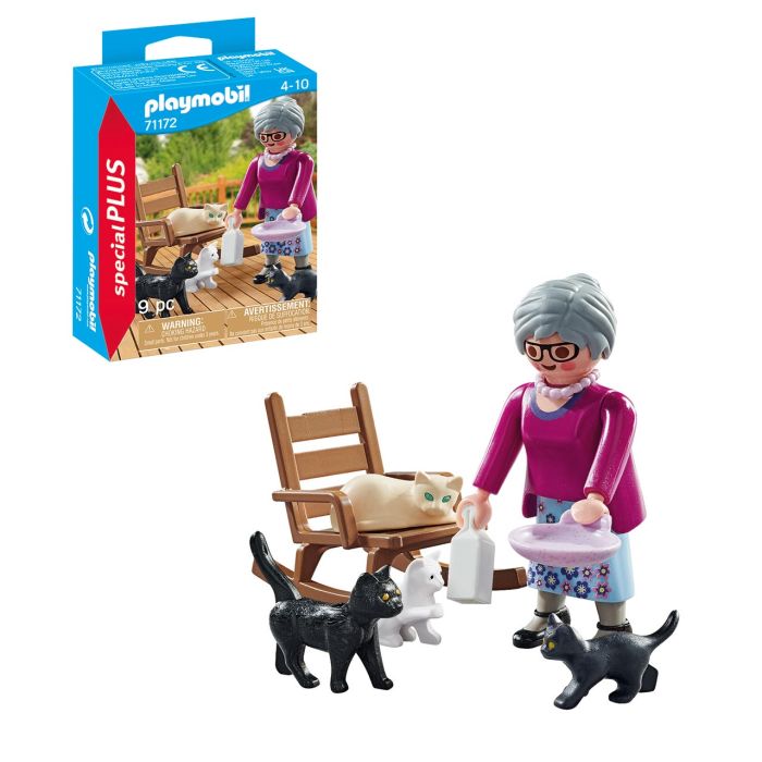 Abuela Con Gatos Especial Plus 71172 Playmobil 3