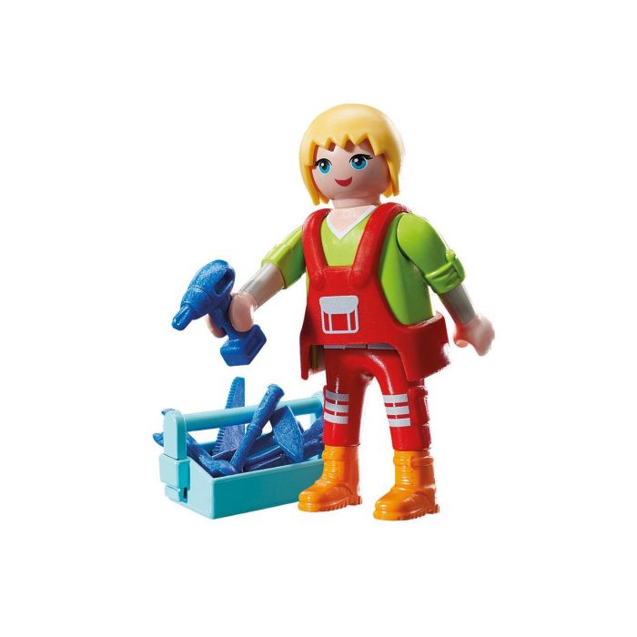 Playset Playmobil 71196 Playmo-Friends Technician 9 Piezas 1