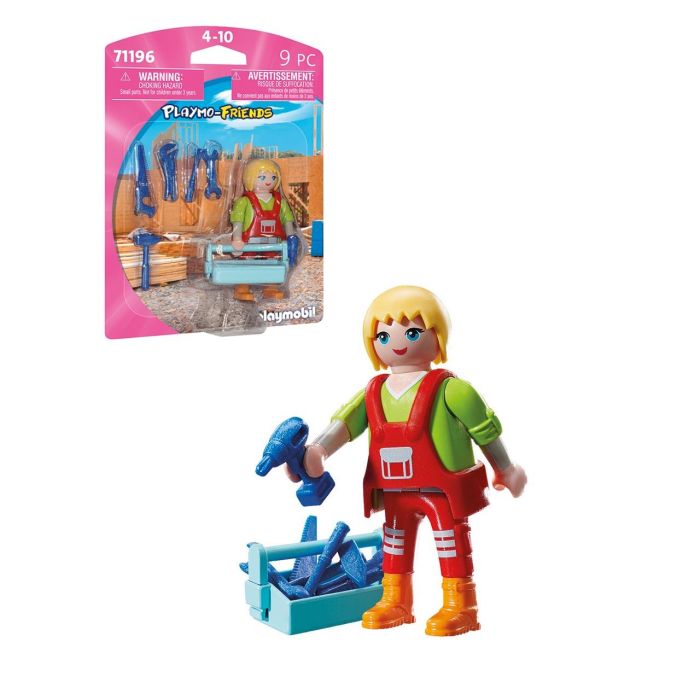 Playset Playmobil 71196 Playmo-Friends Technician 9 Piezas 3