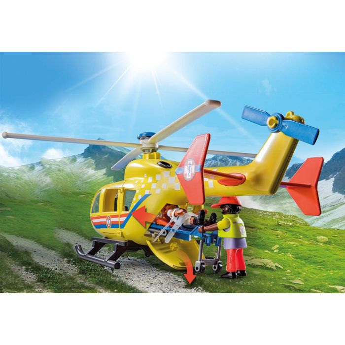 Helicóptero De Rescate City Life 71203 Playmobil 3