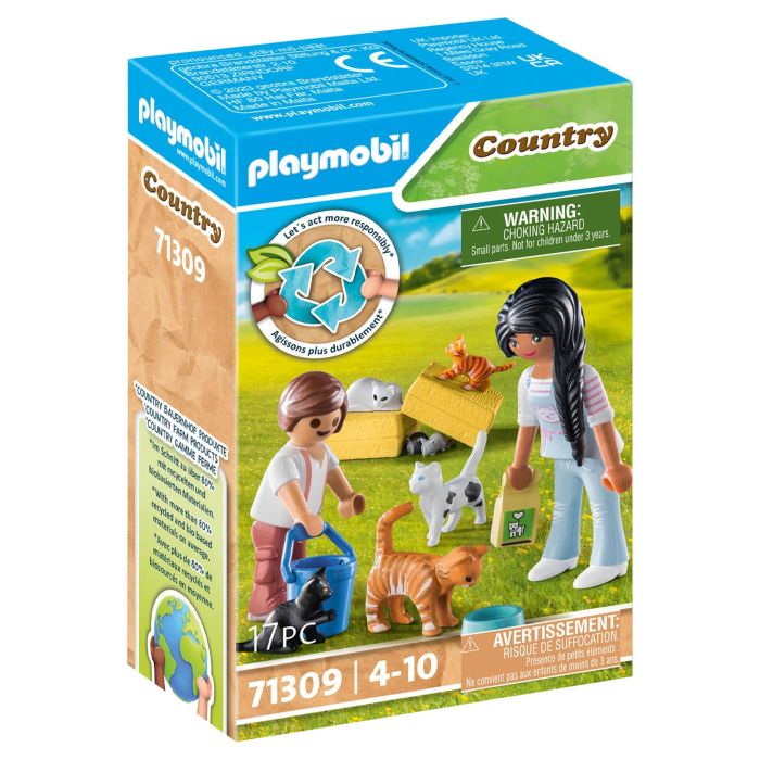 Familia De Gatos Country 71309 Playmobil