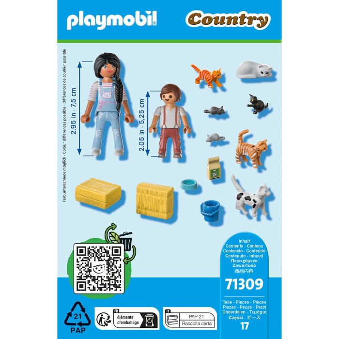 Familia De Gatos Country 71309 Playmobil 3