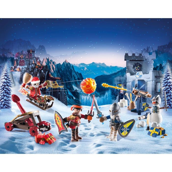 Calendario Adviento Novelmore Batalla Nieve 71346 Playmobil 2