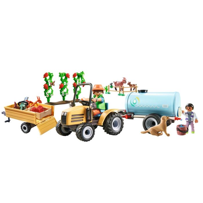 Tractor Con Tráiler Y Cisterna Country 71442 Playmobil 1
