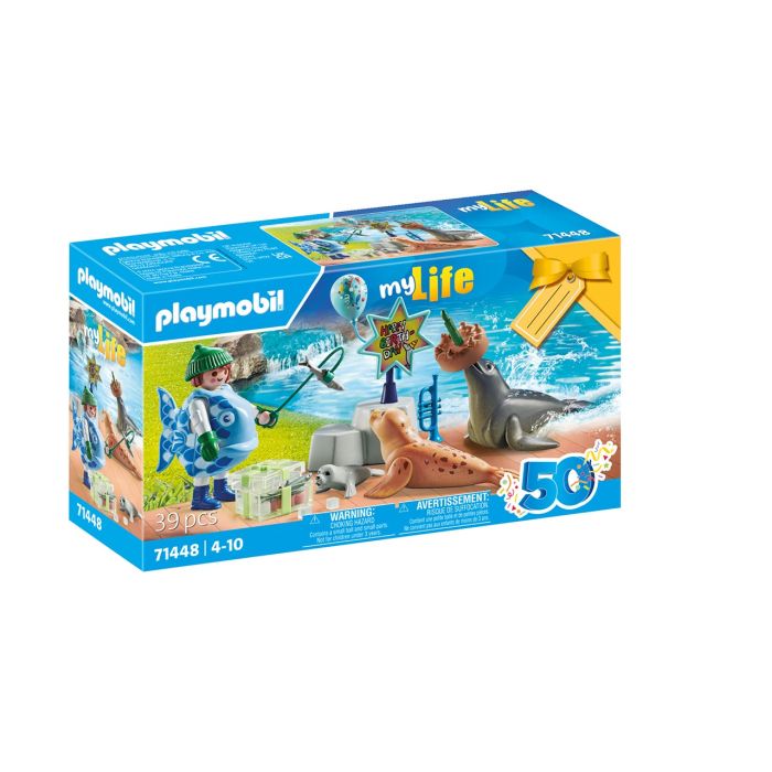 Cuidador Con Animales My Life 71448 Playmobil