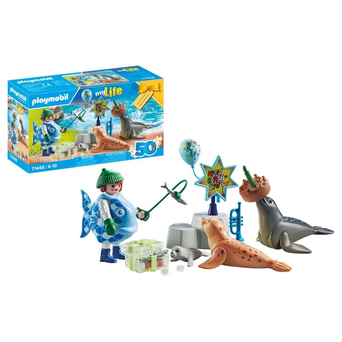 Cuidador Con Animales My Life 71448 Playmobil 4