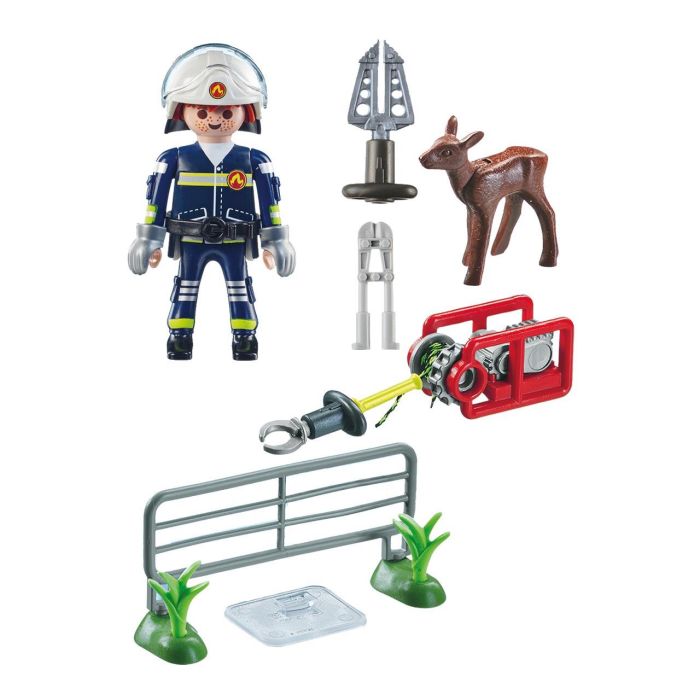 Misión Bomberos: Rescate Animal Action 71467 Playmobil 1