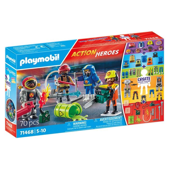 My Figures: Bomberos Action Heroes 71468 Playmobil