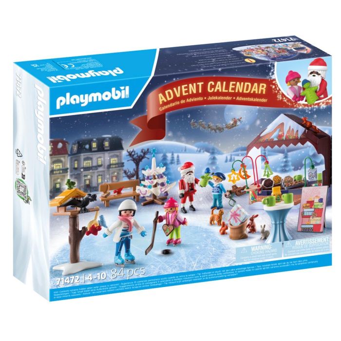 Calendario Adviento Viaje Mercado Navideño 71472 Playmobil