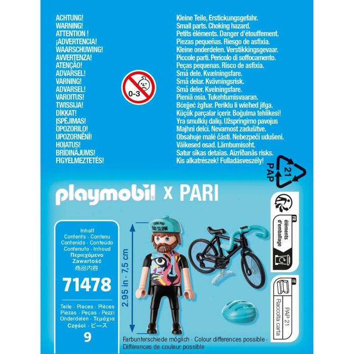 Ciclista De Carretera Paul Especial Plus 71478 Playmobil 4