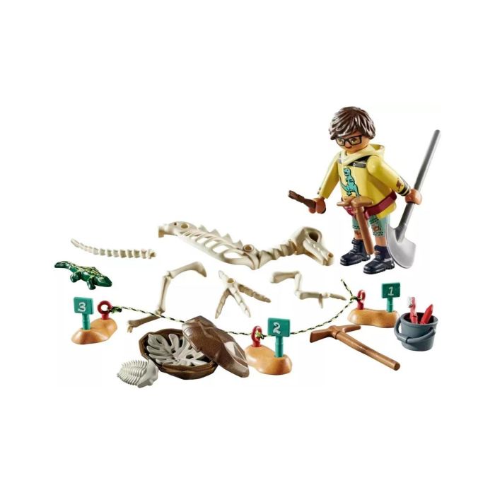 Excavación Con Esqueleto De Dinosaurio 71527 Playmobil 1