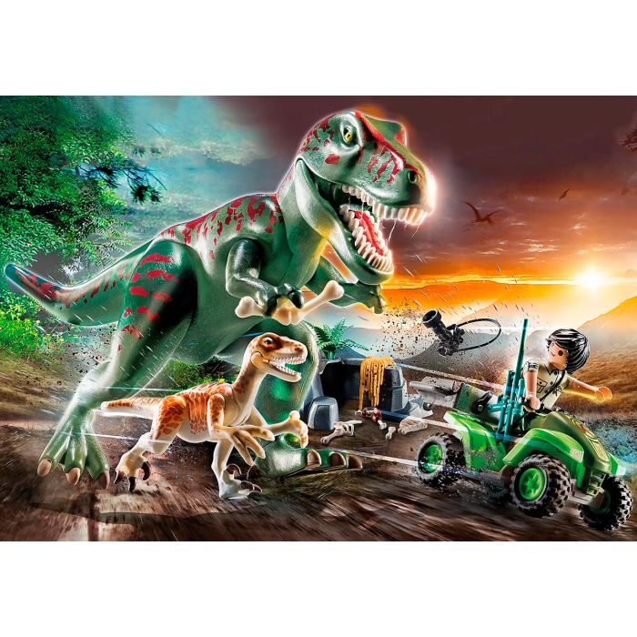 Tiranosaurus Rex Con Explorador Dinos 71588 Playmobil 2