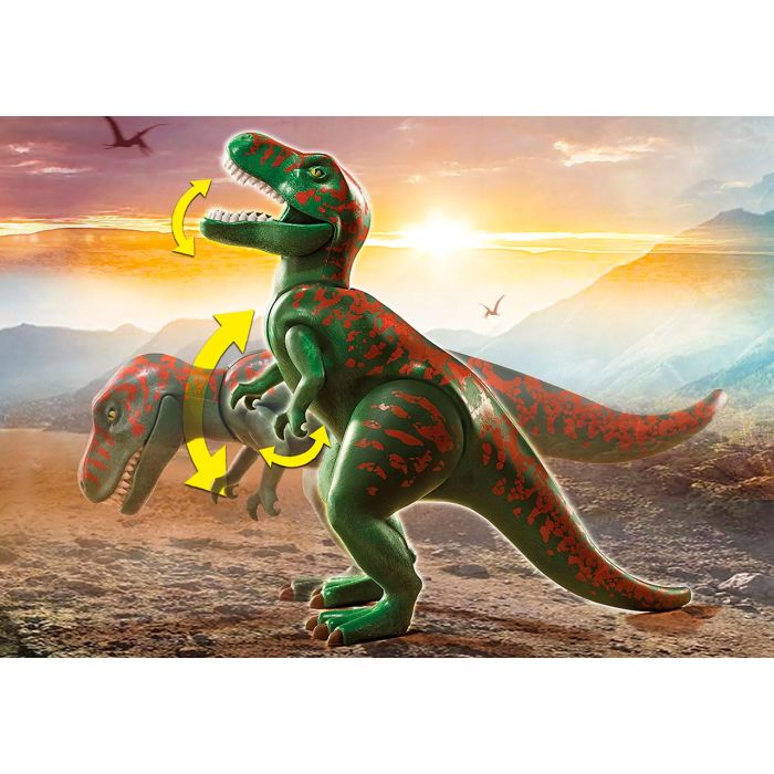 Tiranosaurus Rex Con Explorador Dinos 71588 Playmobil 4