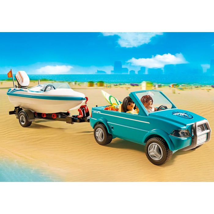 Pick Up Con Lancha Summer Fun 71589 Playmobil 2 Pick Up Con Lancha Summer Fun 71589 Playmobil 2