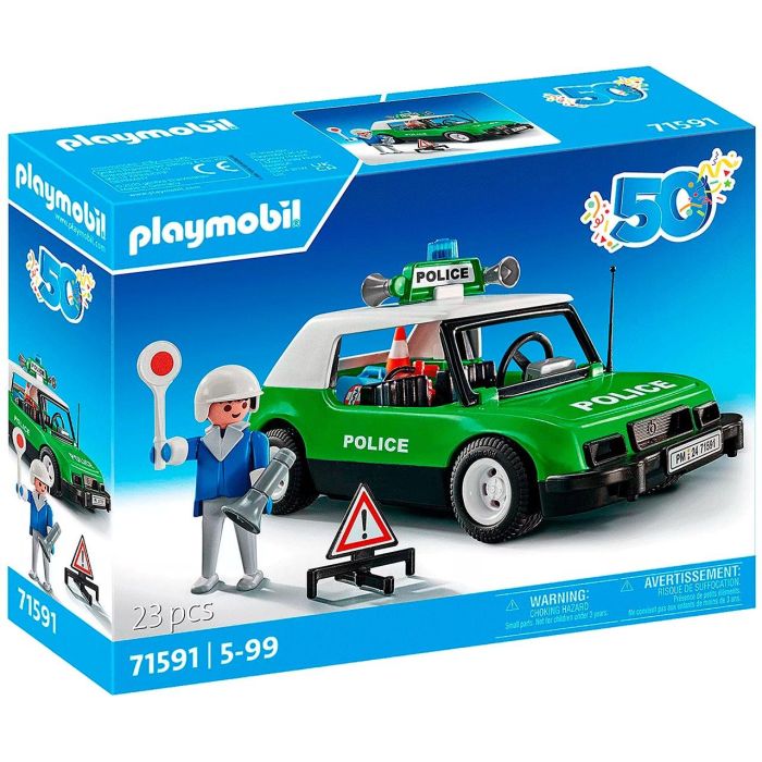 Coche policía clásico playmobil