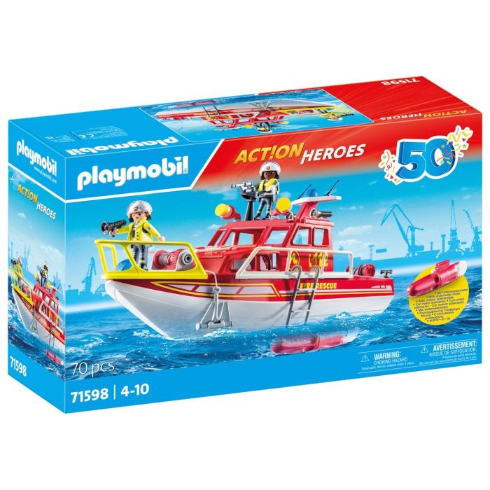 Barco De Rescate Action Heroes 71598 Playmobil